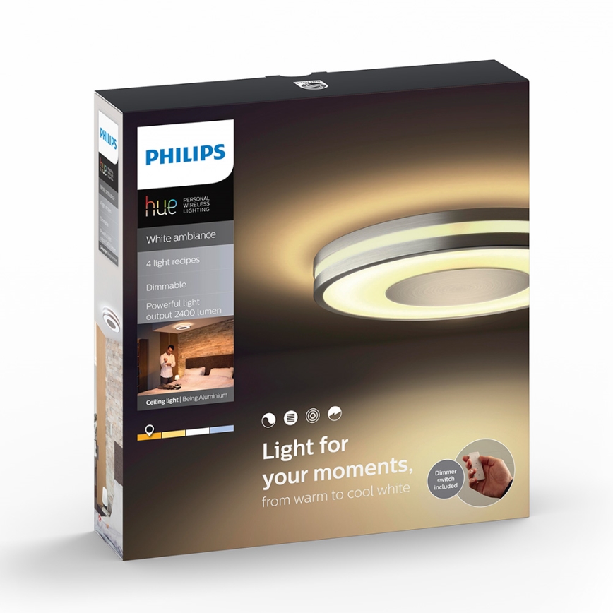 Philips 32610/48/P7 - LED Stropné svietidlo BEING HUE LED/32W/230V