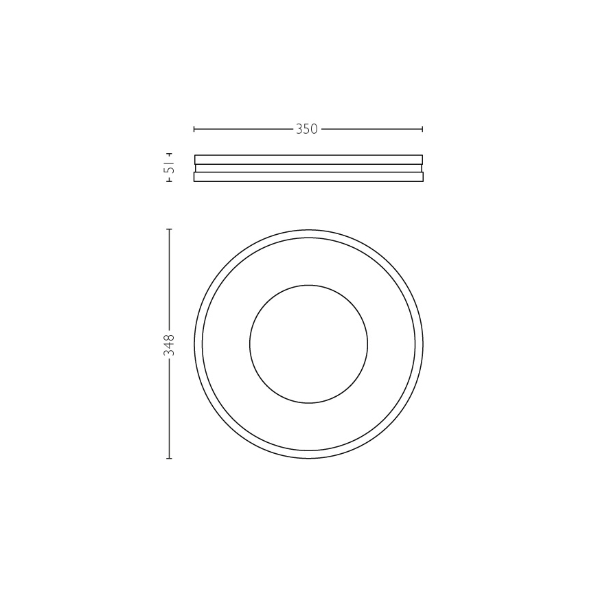 Philips 32610/48/P7 - LED Stropné svietidlo BEING HUE LED/32W/230V