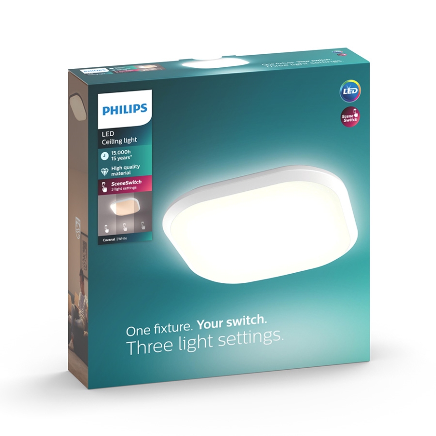 Philips 32810/31/P0 - LED Stmievateľné stropné svietidlo CANAVAL LED/18W/230V