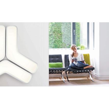 Philips 33100/31/16 - svietidlo nástenné 2x2G7/11W biela