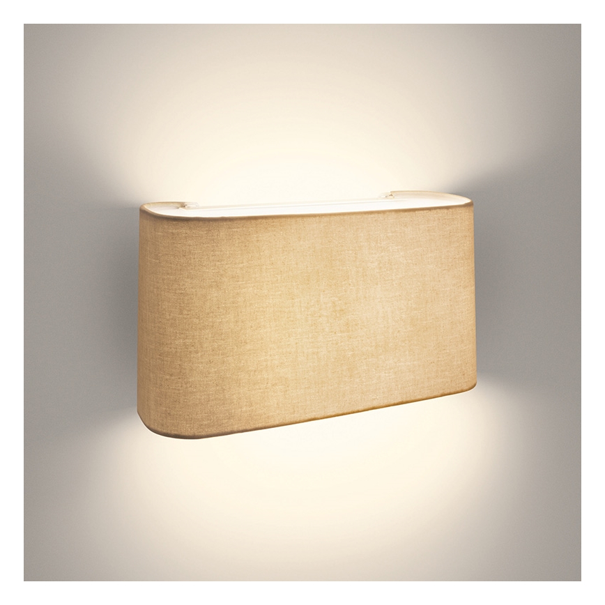 Philips 33200/87/16 - Nástenné svietidlo MYLIVING VELOUR 1xE27/23W/230V