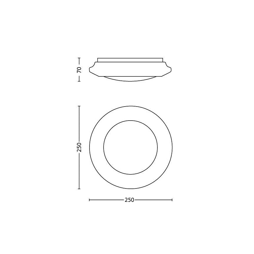 Philips - LED Stropné svietidlo LED/6W/230V 4000K