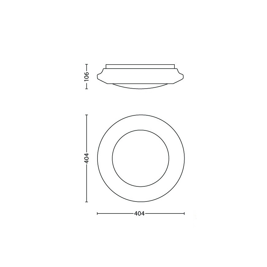 Philips - LED Stropné svietidlo LED/22W/230V 4000K