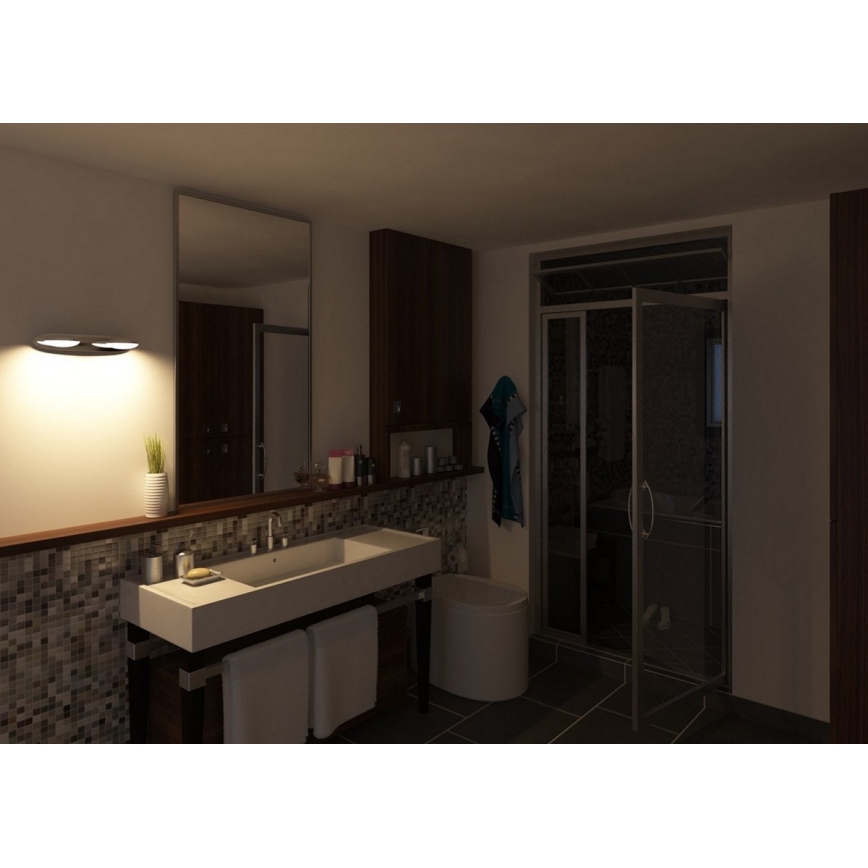 Philips 34050/11/16 - LED Nástenné kúpeľňové svietidlo MYBATHROOM HOTSTONE 4xLED/2,5W/230V