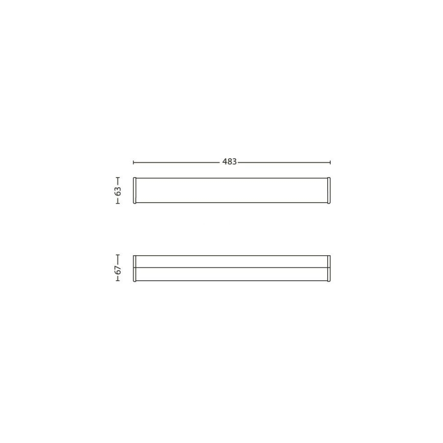 Philips 34059/11/16 - LED Nástenné kúpeľňové svietidlo MYBATHROOM FIT 3xLED/2,5W/230V