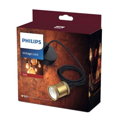 Philips - Napájací kábel 1xE27/40W/230V