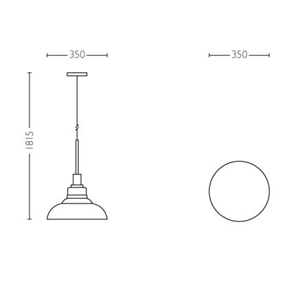 Philips 36158/60/PN - Luster MYLIVING HASTINGS 1xE27/60W/230V