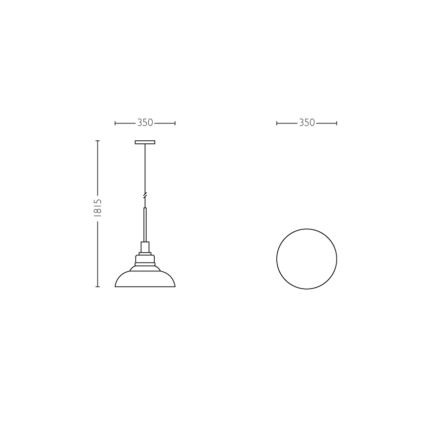 Philips 36158/60/PN - Luster MYLIVING HASTINGS 1xE27/60W/230V