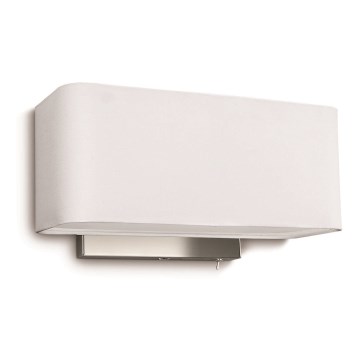 Philips 36337/31/16 - Svietidlo nástenné CLEMENT 1xE27/23W biela