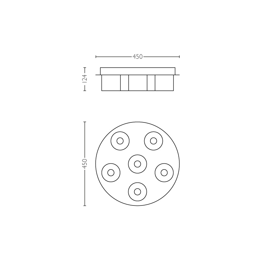 Philips 36446/11/P1 - LED stropné svietidlo INSTYLE BYZANTIN 6xLED/5W/230V