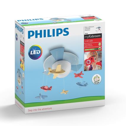 Philips 40153/55/P0 - Detský luster MYKIDSROOM AVIGO 1xE27/11W/230V