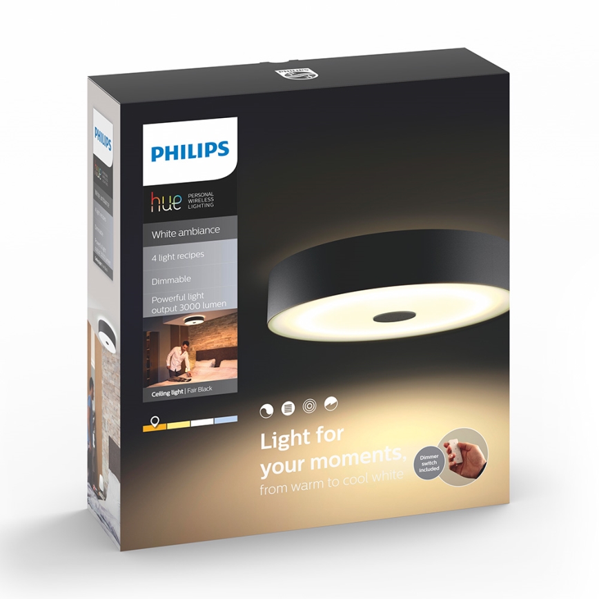 Philips 40340/30/P7 - LED Stropné svietidlo FAIR HUE LED/39W/230V