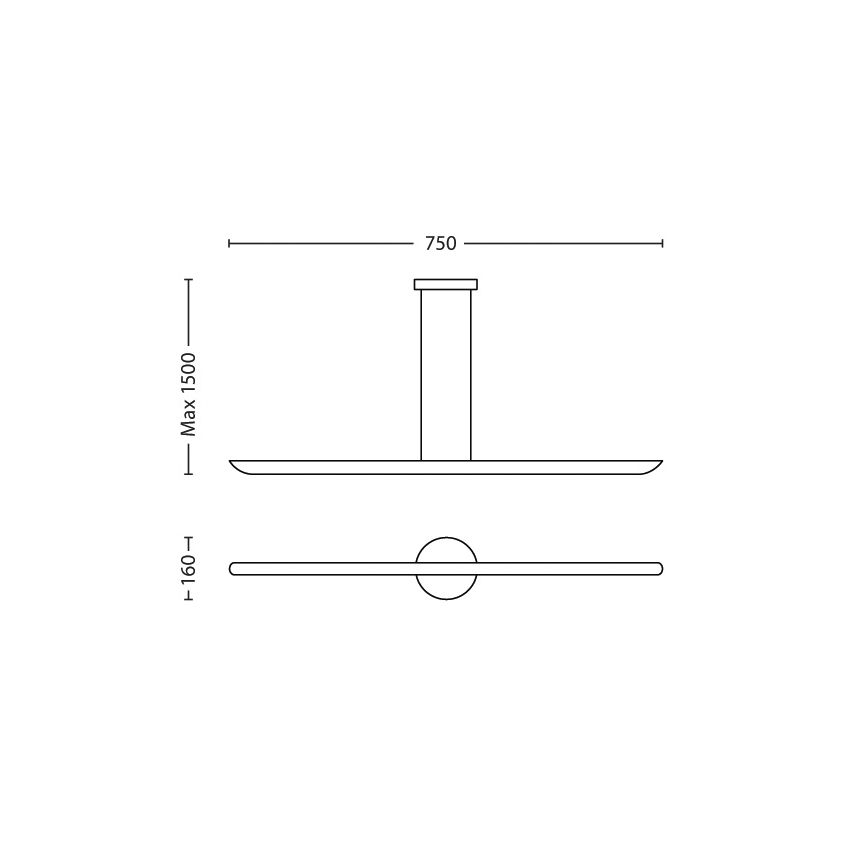 Philips 40747/48/16 - LED luster MYLIVING SELV LED/7,5W/230V