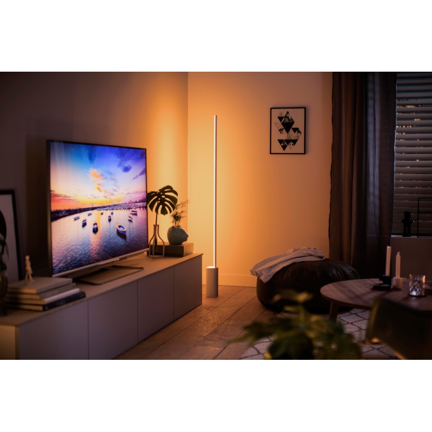 Philips 40802/48/P9 - LED Stolná lampa HUE SIGNE 1xLED/32W/230V