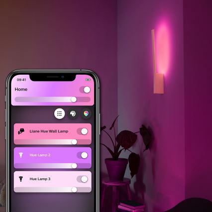 Philips - LED RGBW Stmievateľné nástenné svietidlo Hue LIANE White And Color Ambiance 1xLED/12W/230V
