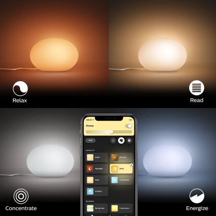 Philips 40904/31/P9 - LED Stoln lampa HUE FLOURISH 1xE27/9,5W/230V