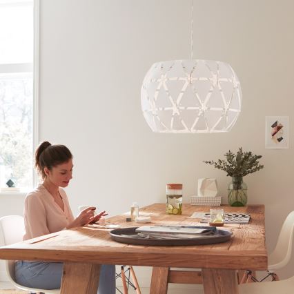 Philips 40917/31/PN - Stropné závesné svietidlo MYLIVING SANDALWOOD E27/60W/230V