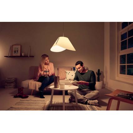 Philips 40950/31/PN - Stropné závesné svietidlo MYLIVING ECRU E27/60W/230V