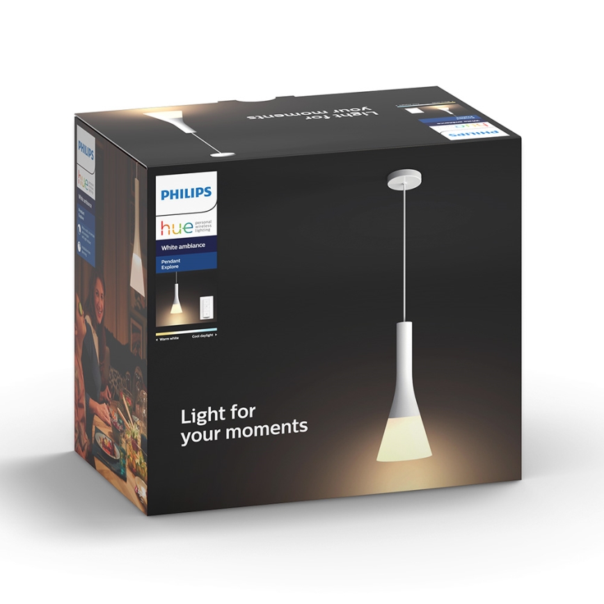 Philips 43001/31/P7 - LED Luster na lanku HUE EXPLORE 1xE27/9W/230V