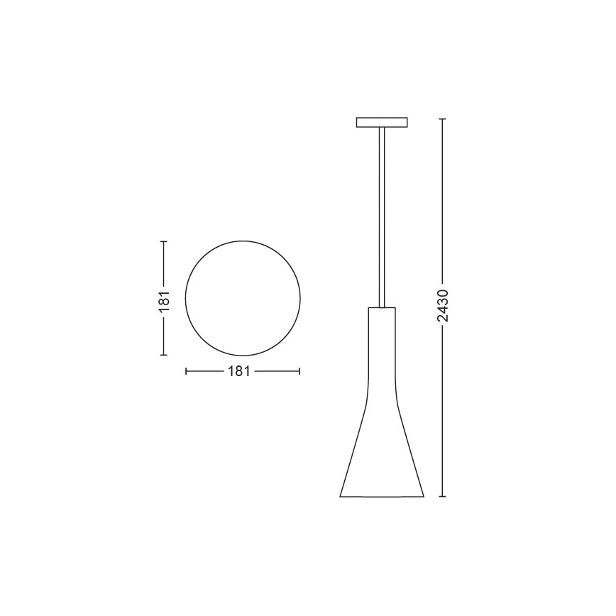Philips 43001/31/P7 - LED Luster na lanku HUE EXPLORE 1xE27/9W/230V
