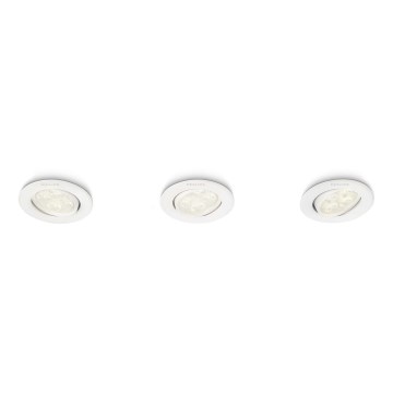 Philips 45090/31/16 - SADA 3x LED podhľadové svietidlo ALBIREO 3xLED/4W/230V Philips 45090/31/16 - SADA 3x LED podhľadové svietidlo ALBIREO 3xLED/4W/230V
