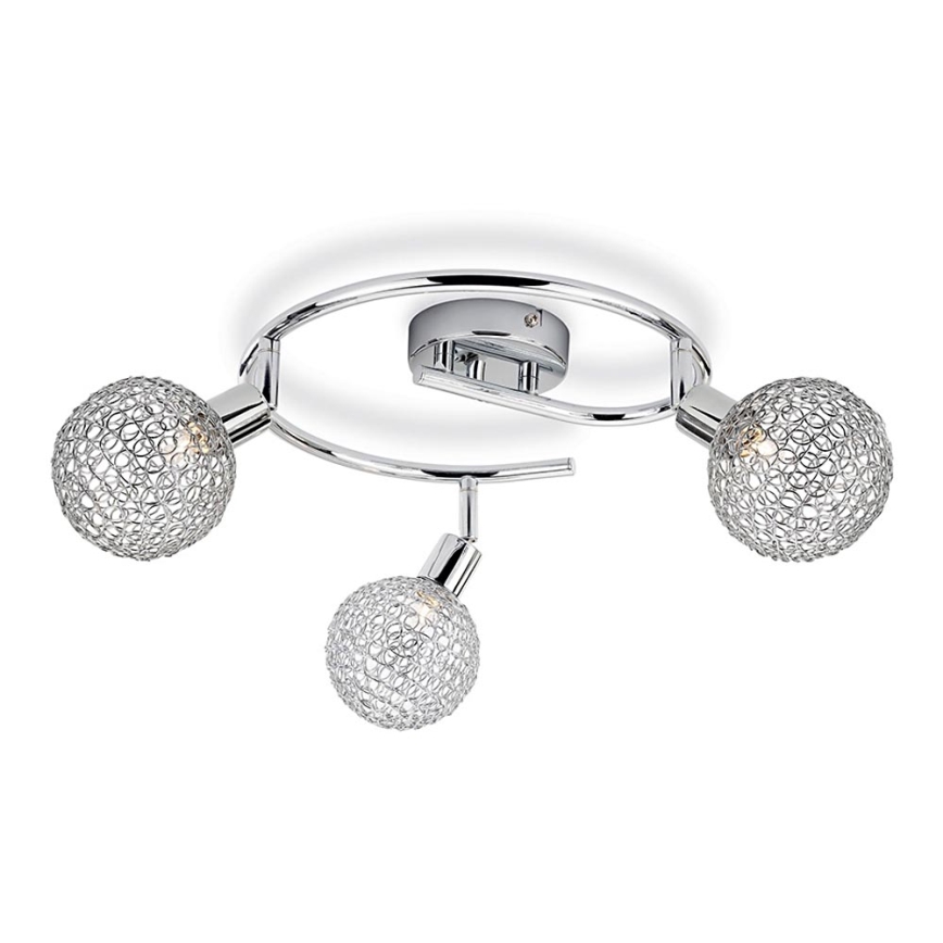 Philips 50157/11/PN - Bodové svietidlo MYLIVING NET 3xG9/28W/230V