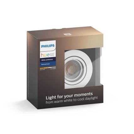 Philips - LED Stmievateľné svietidlo Hue MILLISKIN 1xGU10/5,5W/230V + diaľkové ovládanie