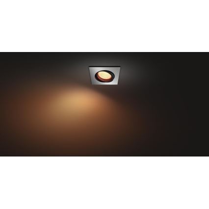 Philips 50551/48/P7 - LED RGB Podhľadové svietidlo HUE CENTURA 1xGU10/5,7W/230/24V