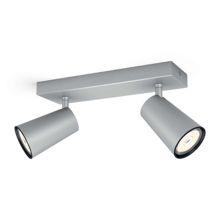 Philips 50572/48/PN - Bodové svietidlo MYLIVING PAISLEY 2xGU10/10W/230V