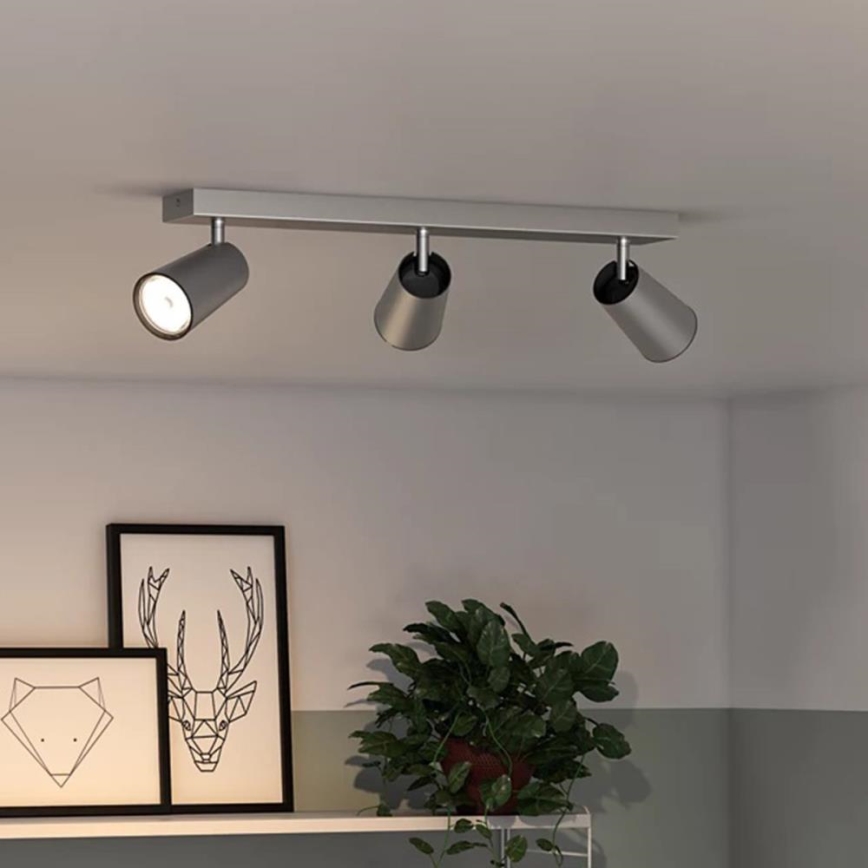 Philips 50573/48/PN - Bodové svietidlo MYLIVING PAISLEY 3xGU10/10W/230V