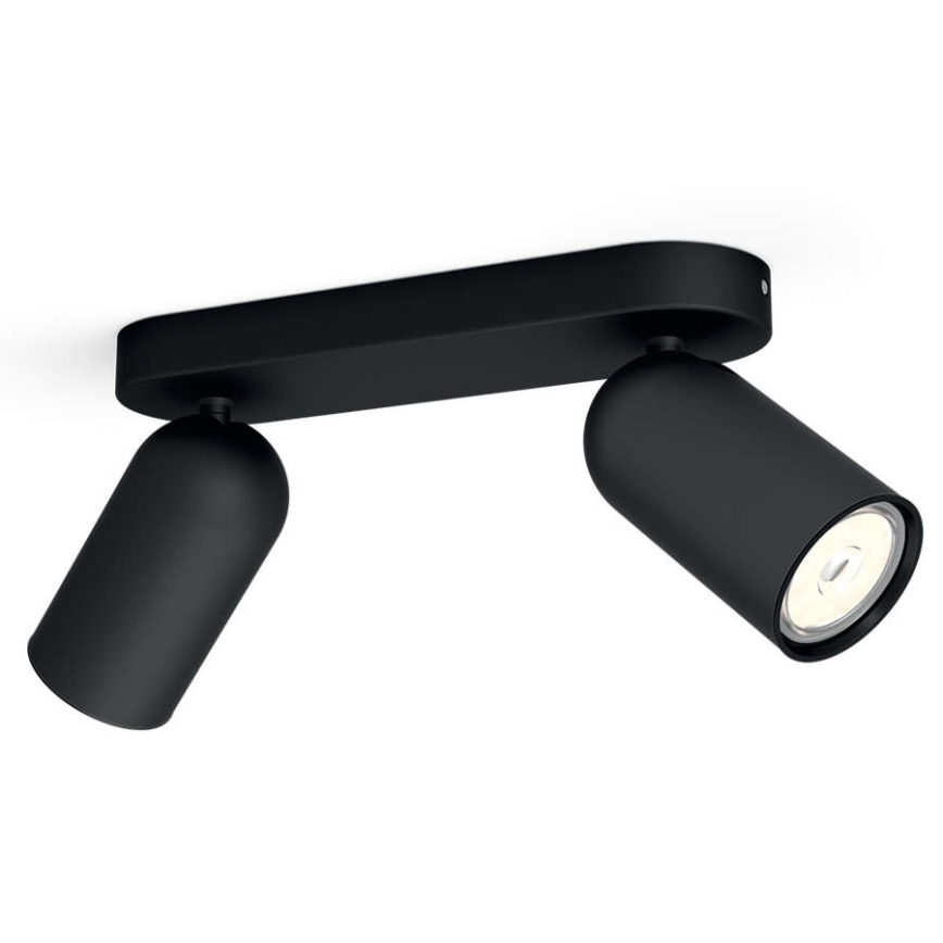 Philips 50582/30/PN - Bodové svietidlo MYLIVING PONGEE 2xGU10/10W/230V