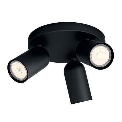 Philips 50583/30/PN - Bodové svietidlo MYLIVING PONGEE 3xGU10/10W/230V