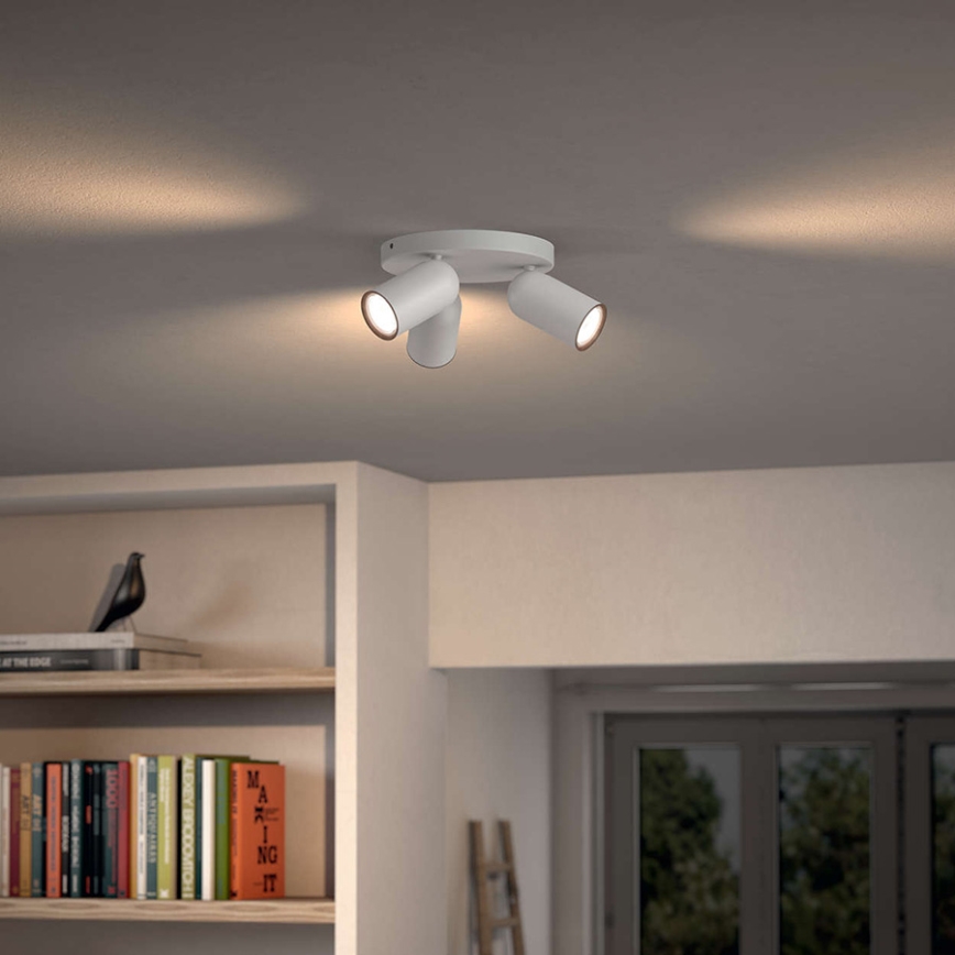 Philips 50583/31/PN - Bodové svietidlo MYLIVING PONGEE 3xGU10/10W/230V