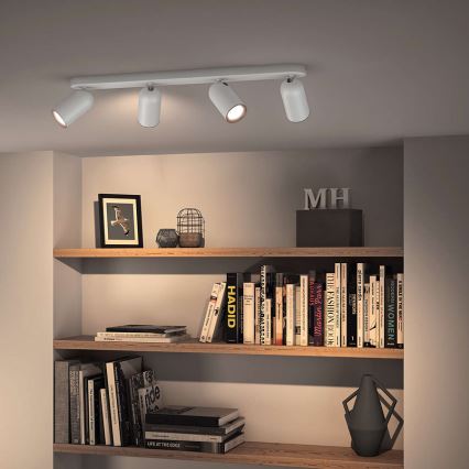 Philips 50584/31/PN - Bodové svietidlo MYLIVING PONGEE 4xGU10/10W/230V