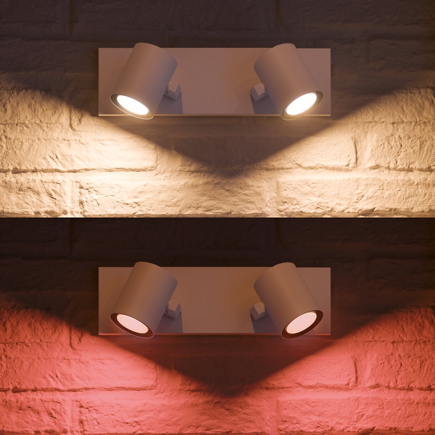 Philips 50622/31/P7 - LED Bodové svietidlo HUE ARGENA 2xGU10/5,7W/230V