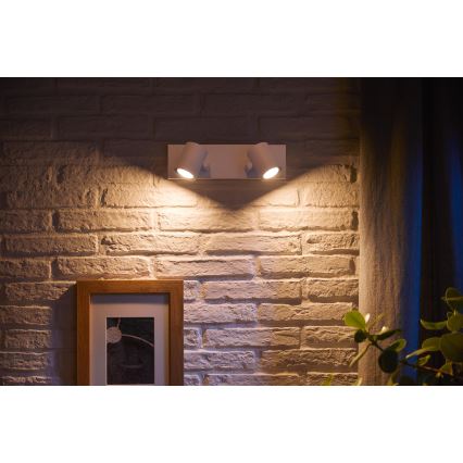 Philips 50622/31/P7 - LED Bodové svietidlo HUE ARGENA 2xGU10/5,7W/230V