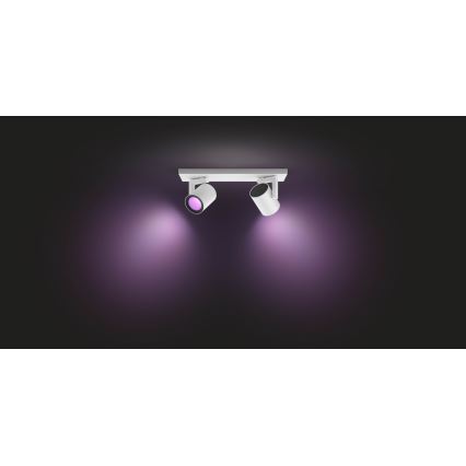 Philips 50622/31/P7 - LED Bodové svietidlo HUE ARGENA 2xGU10/5,7W/230V