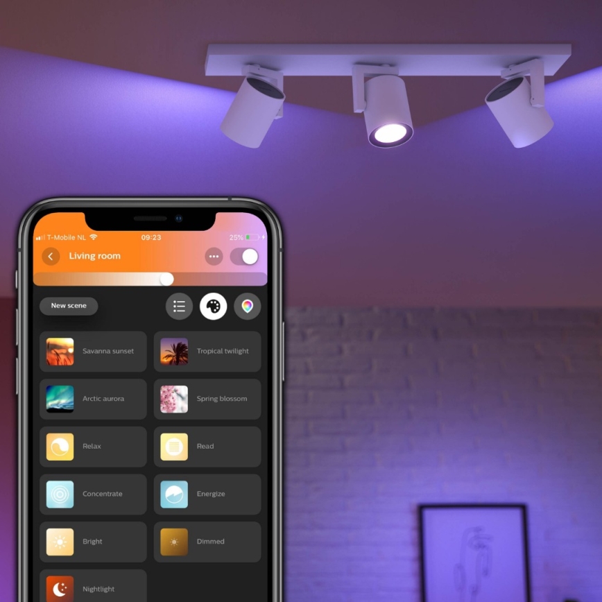 Philips 50623/31/P7 - LED Bodové svietidlo HUE ARGENA 3xGU10/5,7W/230V