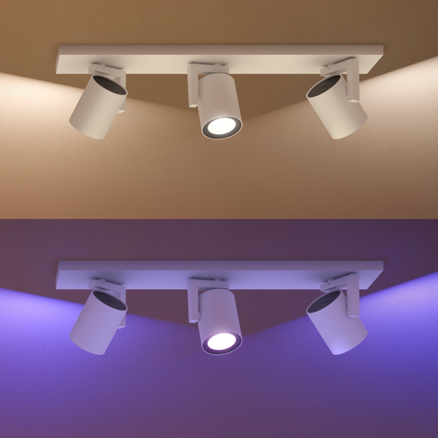 Philips 50623/31/P7 - LED Bodové svietidlo HUE ARGENA 3xGU10/5,7W/230V