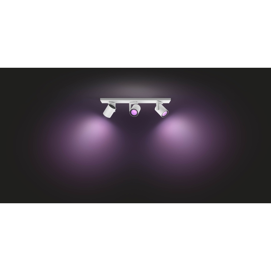 Philips 50623/31/P7 - LED Bodové svietidlo HUE ARGENA 3xGU10/5,7W/230V