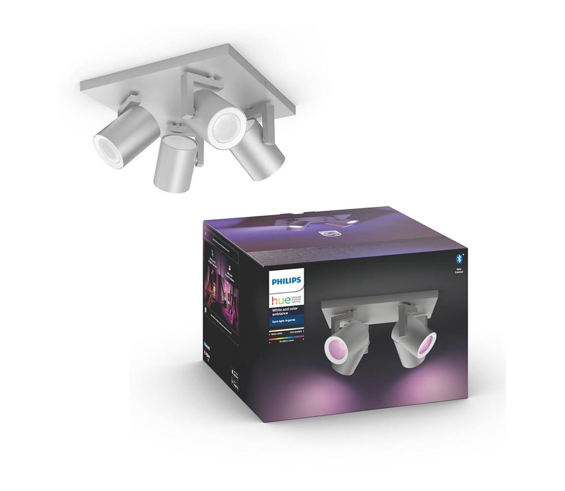 Philips Philips 50624/48/P7 - LED RGBW Bodové svietidlo Hue ARGENA 4xGU10/5,7W/230V