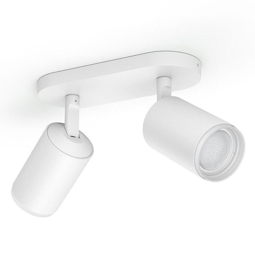 Philips 50632/31/P7 - LED Bodové svietidlo HUE FUGATO 2xGU10/5,7W/230V