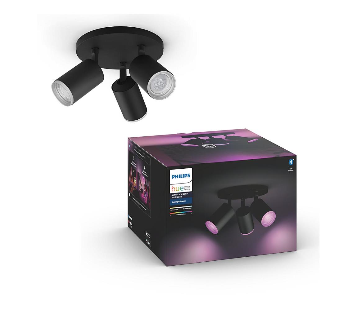 Philips Philips 50633/30/P7 - LED RGBW Bodové svietidlo Hue FUGATO 3xGU10/5,7W/230V