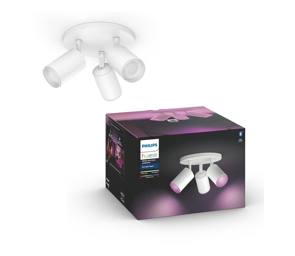 Philips 50633/31/P7 - LED RGBW Bodové svietidlo Hue FUGATO 3xGU10/5,7W/230V 50633/31/P7