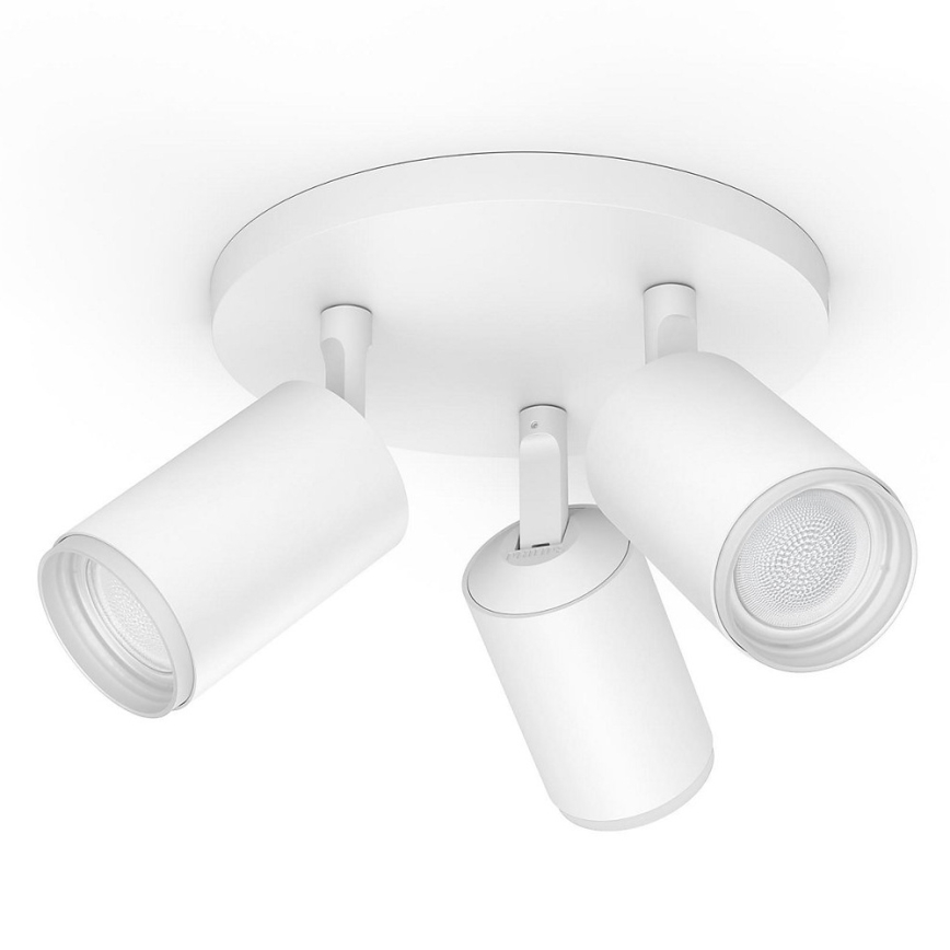Philips 50633/31/P7 - LED Bodové svietidlo HUE FUGATO 3xGU10/5,7W/230V