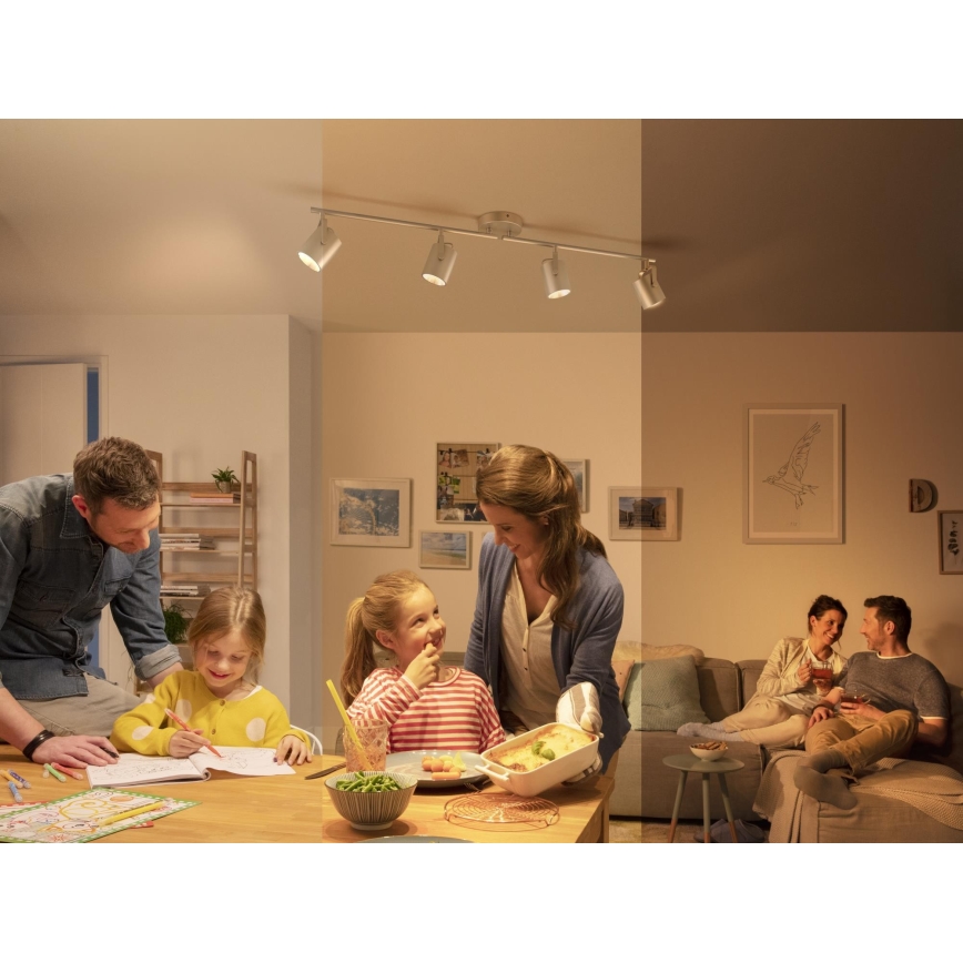 Philips 50664/14/P0 - LED Bodové svietidlo BYRE 4xLED/4,3W/230V 2200/2500/2700K