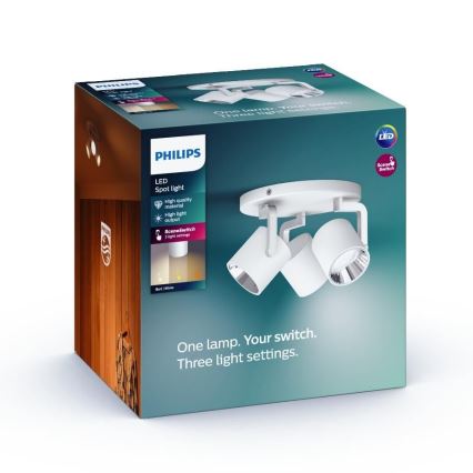 Philips - LED Stmievateľné bodové svietidlo 3xLED/4.5W/230V