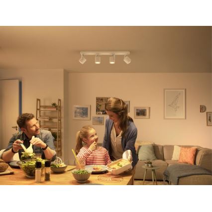 Philips - LED Stmievateľné bodové svietidlo 4xLED/4.5W/230V