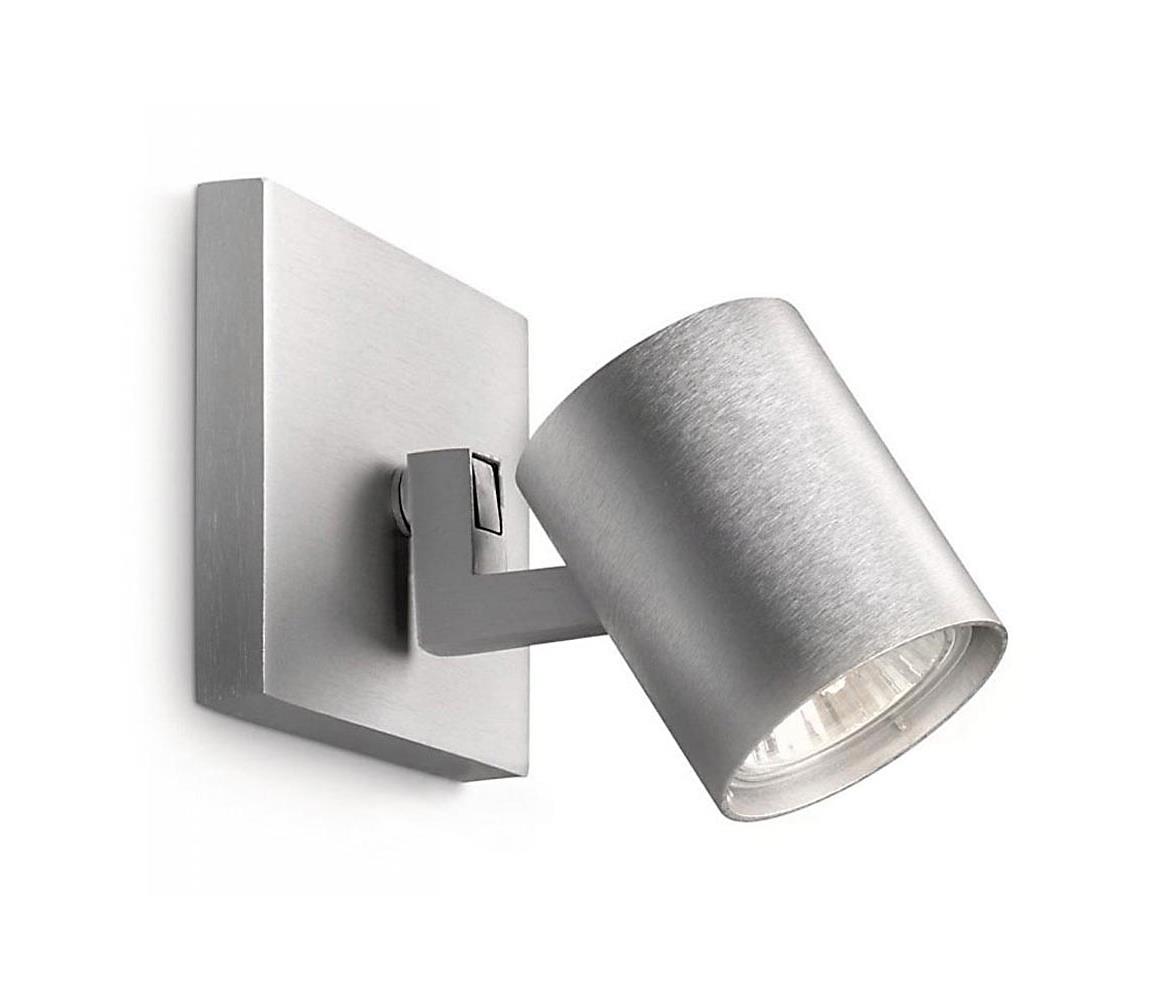 Philips Philips 53090/48/16 - Bodové svietidlo RUNNER strieborné 1xGU10/35W/230V