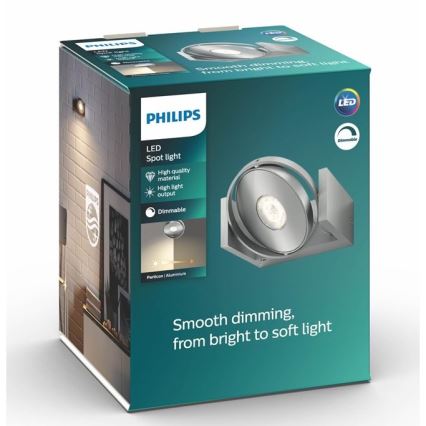 Philips 53150/48/P0 - LED Stmievateľné nástenné svietidlo PARTICON LED/4,5W/230V